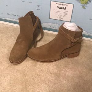 Leather booties